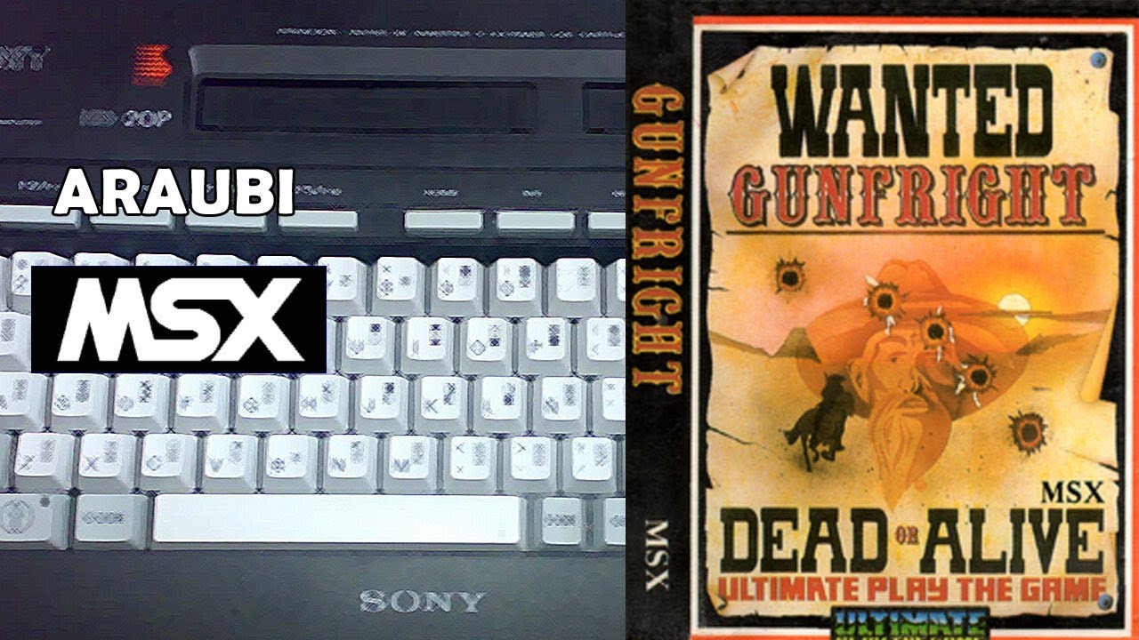 Gunfright (Ultimate, 1985) MSX [219] Walkthrough Comentado