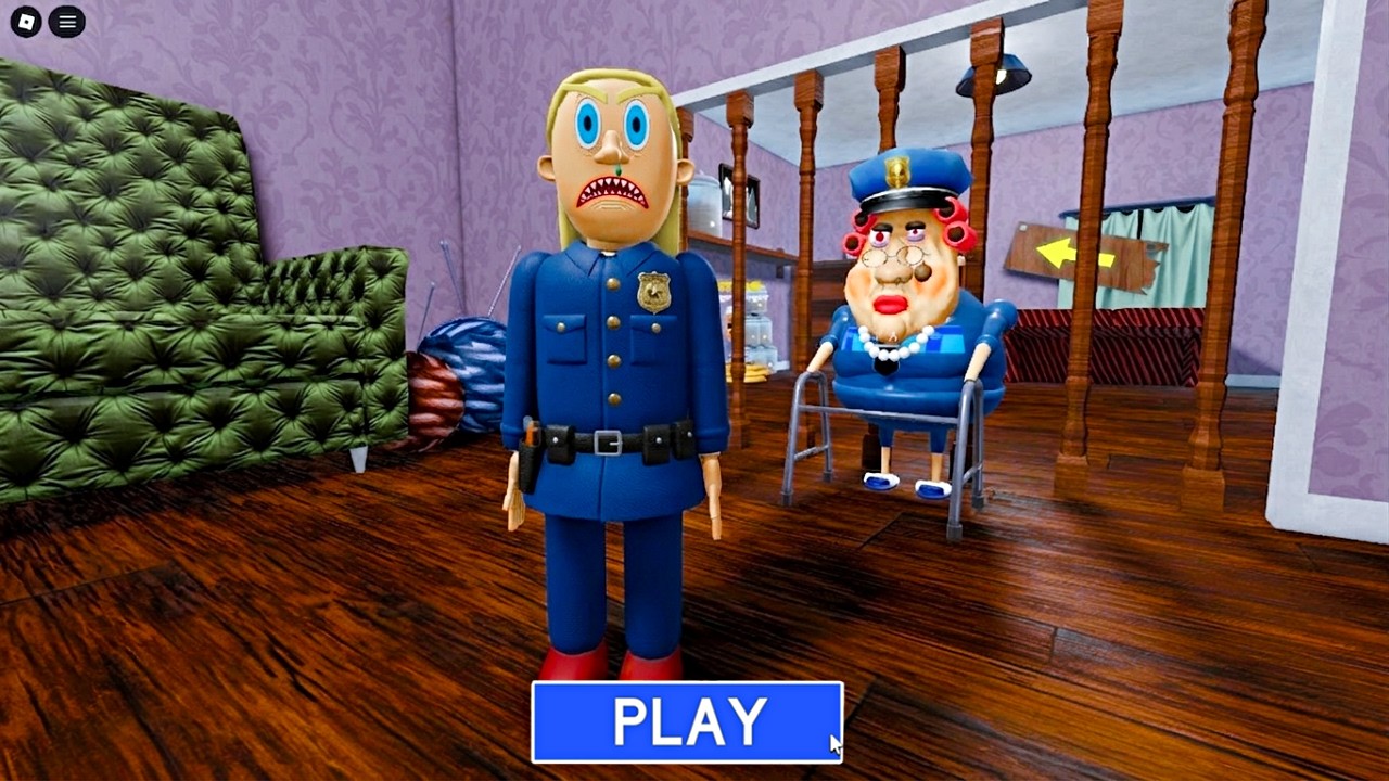 EVIL MOM POLICE ESCAPE FROM POLICE GRANDPA ? OBBY Roblox Update Full Gameplay