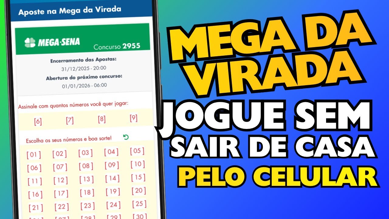 COMO JOGAR NA MEGA DA VIRADA PELO CELULAR SEM SAIR DE CASA /APOSTE NA MEGA DA VIRADA PELO APLICATIVO