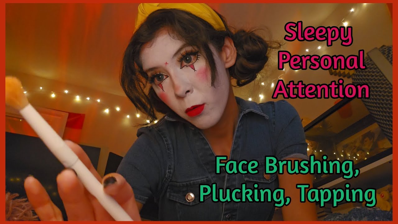 ASMR Sleepy Face Brushing and Personal Attention Triggers to Help You Fall Asleep 💖