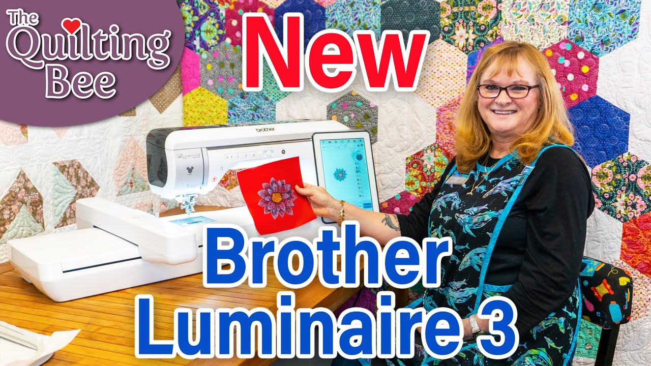 Brother Luminaire 3 Machine Features with Joy