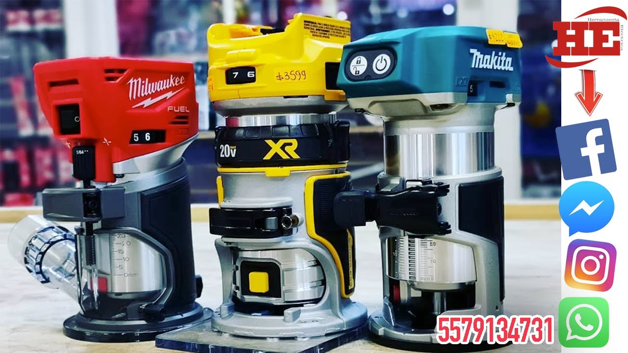 Cual es el mejor Router Inalámbrico ?  Dewalt , Makita ó MilwaukeeTool ?