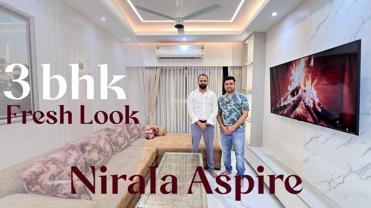 LUXURIOUS Interior Designs in Nirala Aspire Lowrise Apartments| noida extension best interior