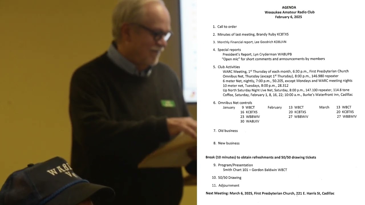 WEXAUKEE AMATEUR RADIO CLUB FEB MEETING