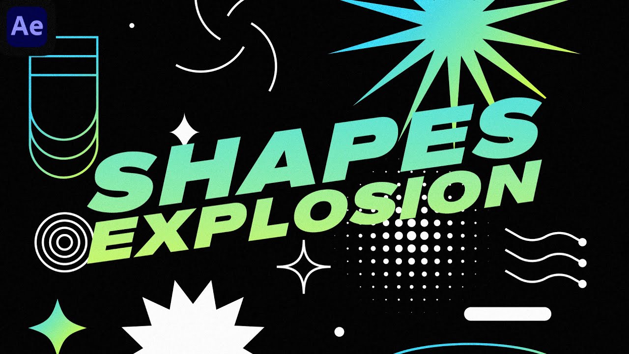 SHAPES EXPLOSION ANIMATION | AFTER EFFECTS TUTORIAL
