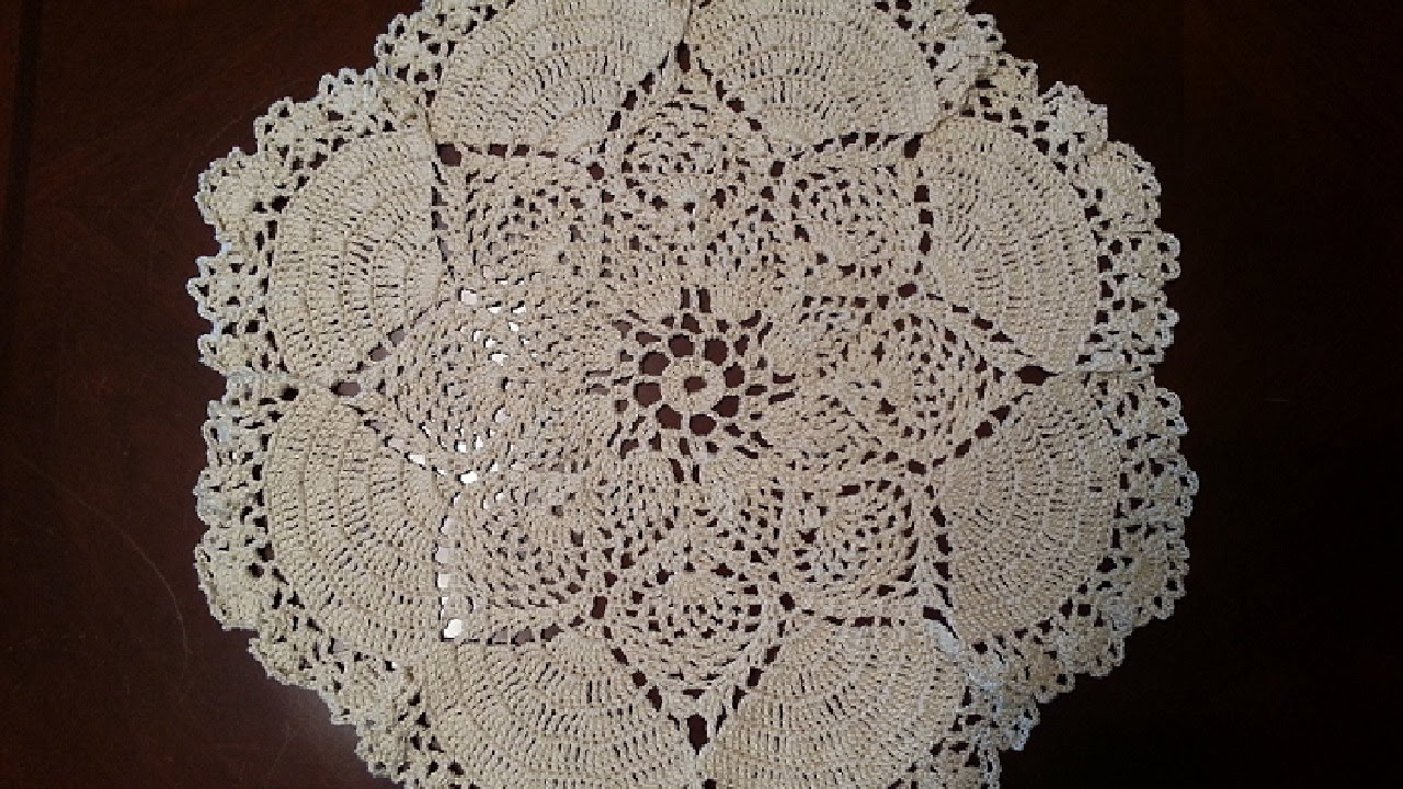 Crochet Doily - Dove Doily Part 2