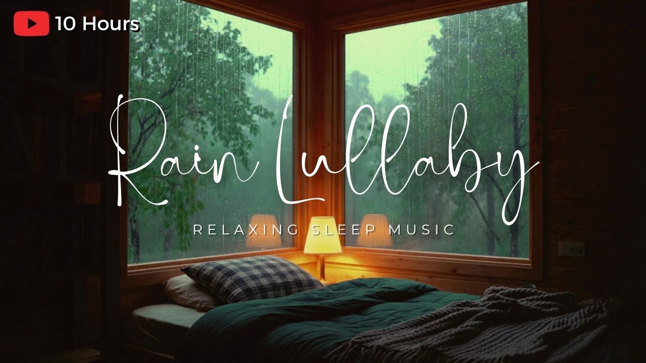 Cozy Rainy Night in a Cabin | Heavy Rain Sounds for Sleeping & Study | 10 Hours