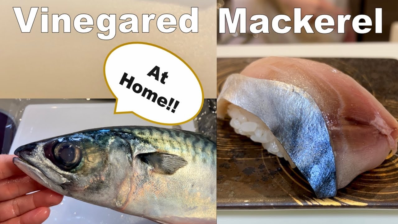 How to make Vinegared  Mackerel Sushi we called &ldquo;SIMESABA&rdquo;at Home!!