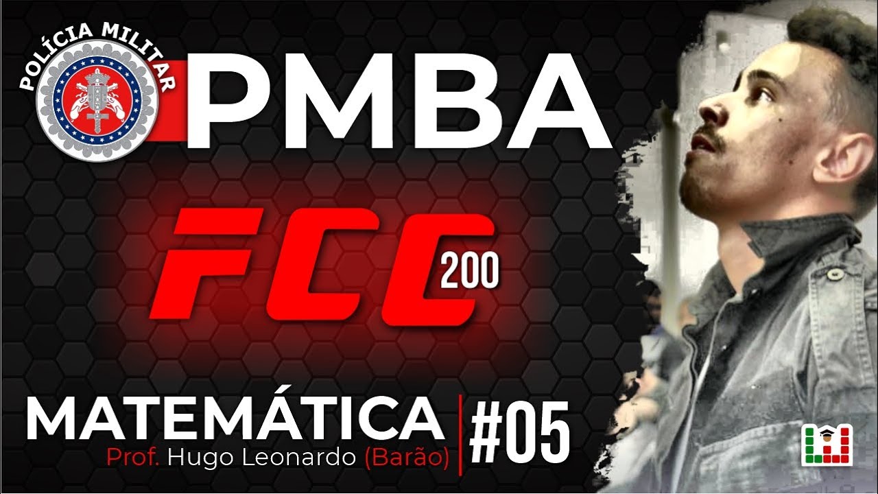 Concurso PMBA 2022 Quest&otilde;es de Matem&aacute;tica FCC #05