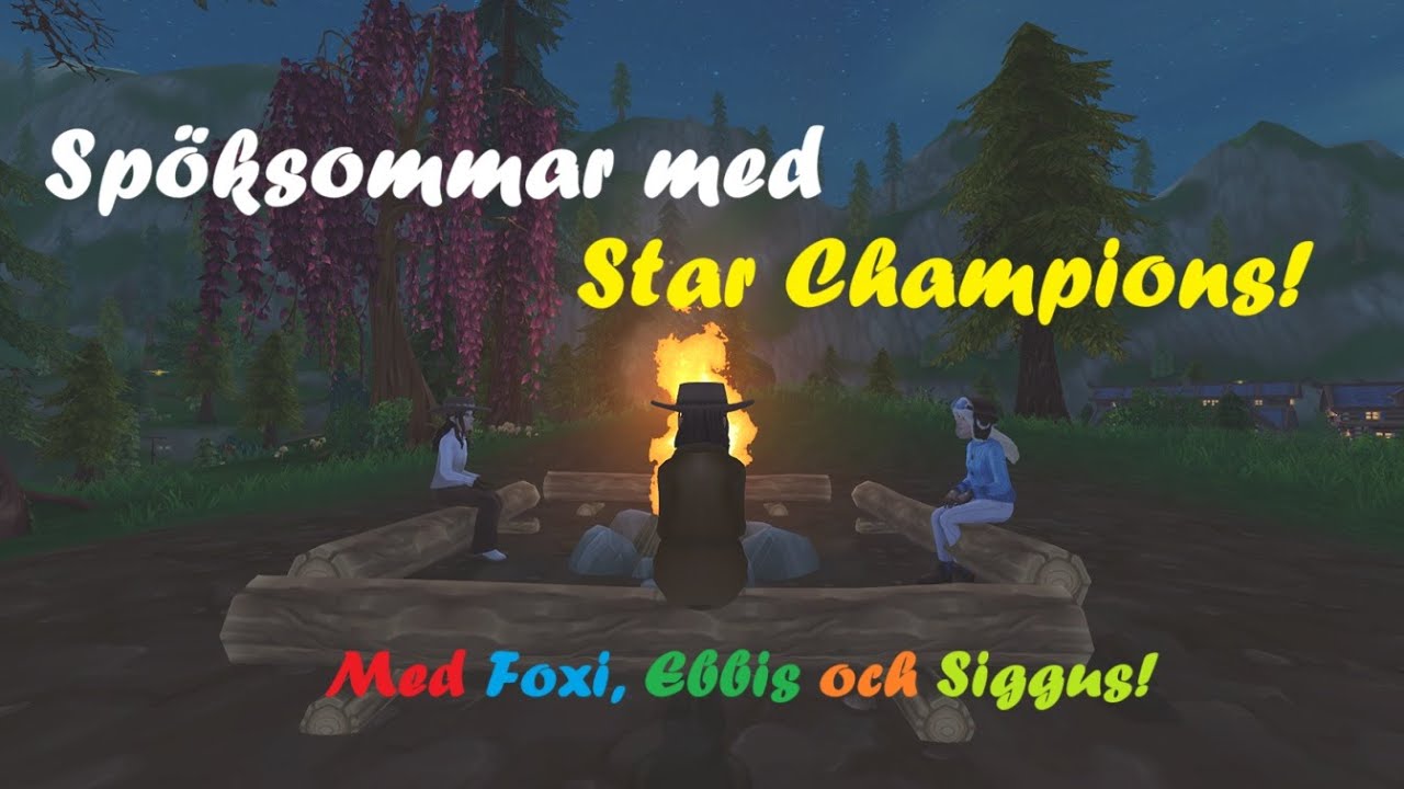 Spöksommar med Star Champions! Berättar en otäck spökhistoria för Foxi och Ebbis!