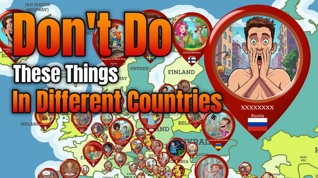 Don't Do These Things In Different Countries | Data Around The World