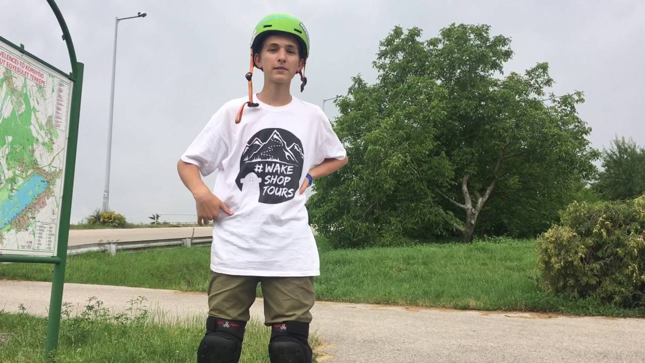 #wakeshopsuli longboard kezdőknek / heelside 180 standup slide