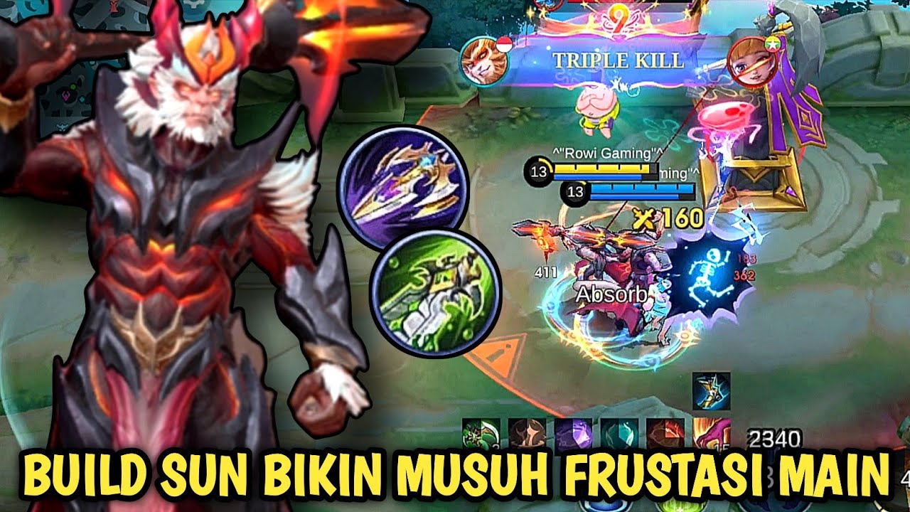BUILD SUN YANG BIKIN MUSUH FRUSTASI MAIN 😱😱 | SUN BEST BUILD TERSAKIT 2026 - MLBB