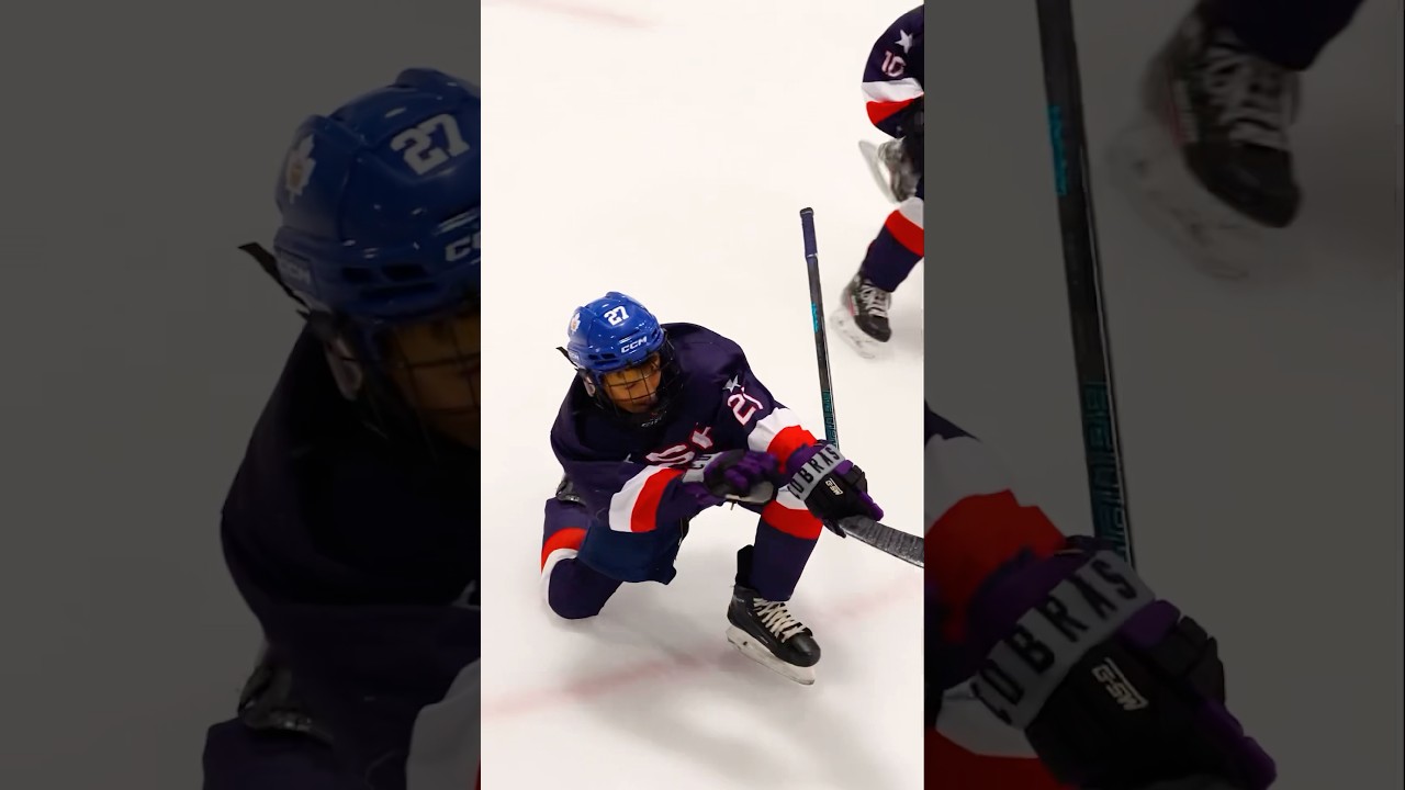 Crazy Overtime Winner For Team USA🇺🇸 #hockey #hockeyplayers #shorts