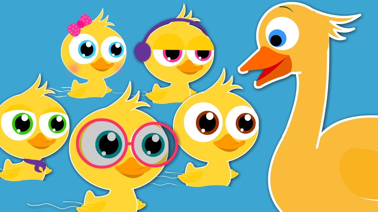 Five Little Ducks | Baby Songs And Childrens Nursery Rhymes | Kids Rhymes