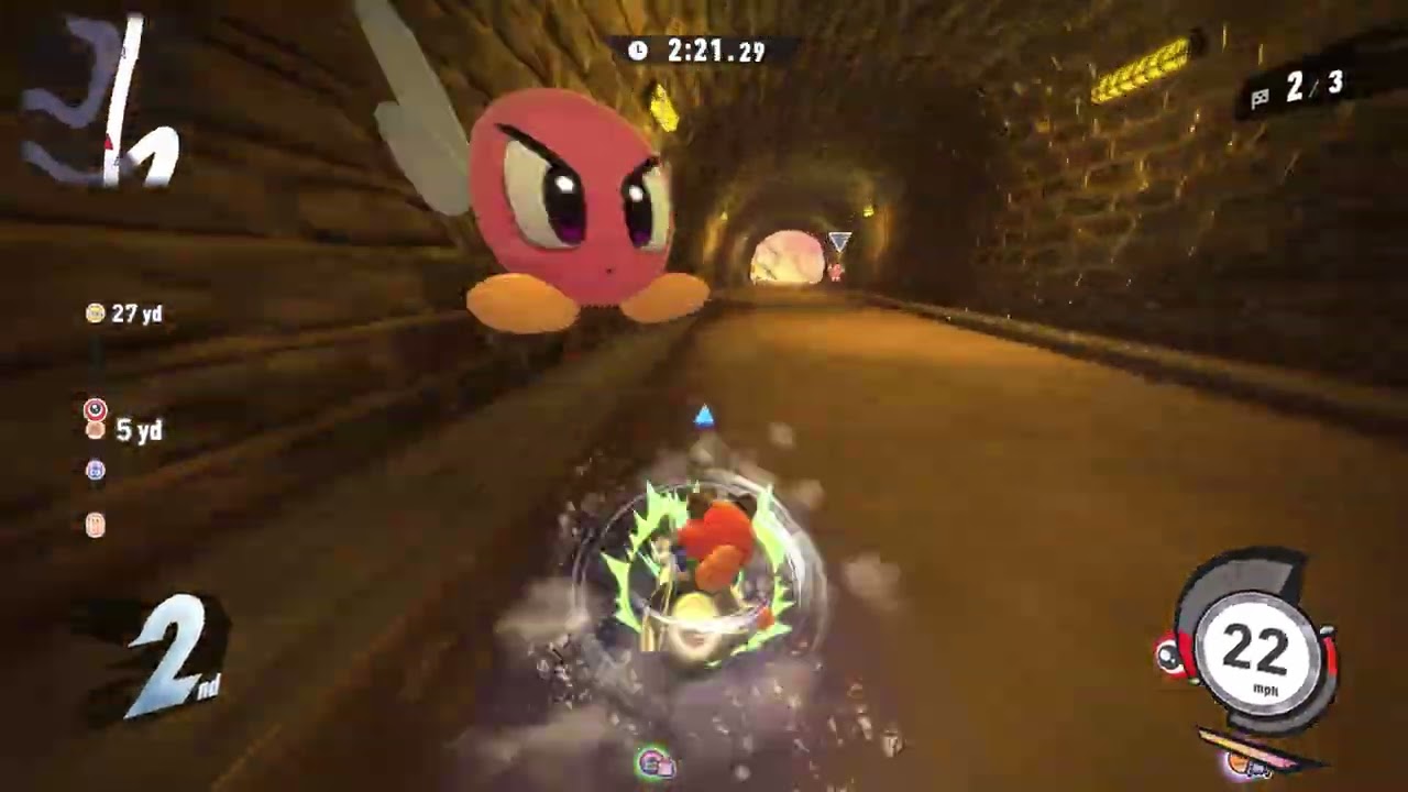 Kirby Air Riders: Mount Amberfalls (Waddle Doo)