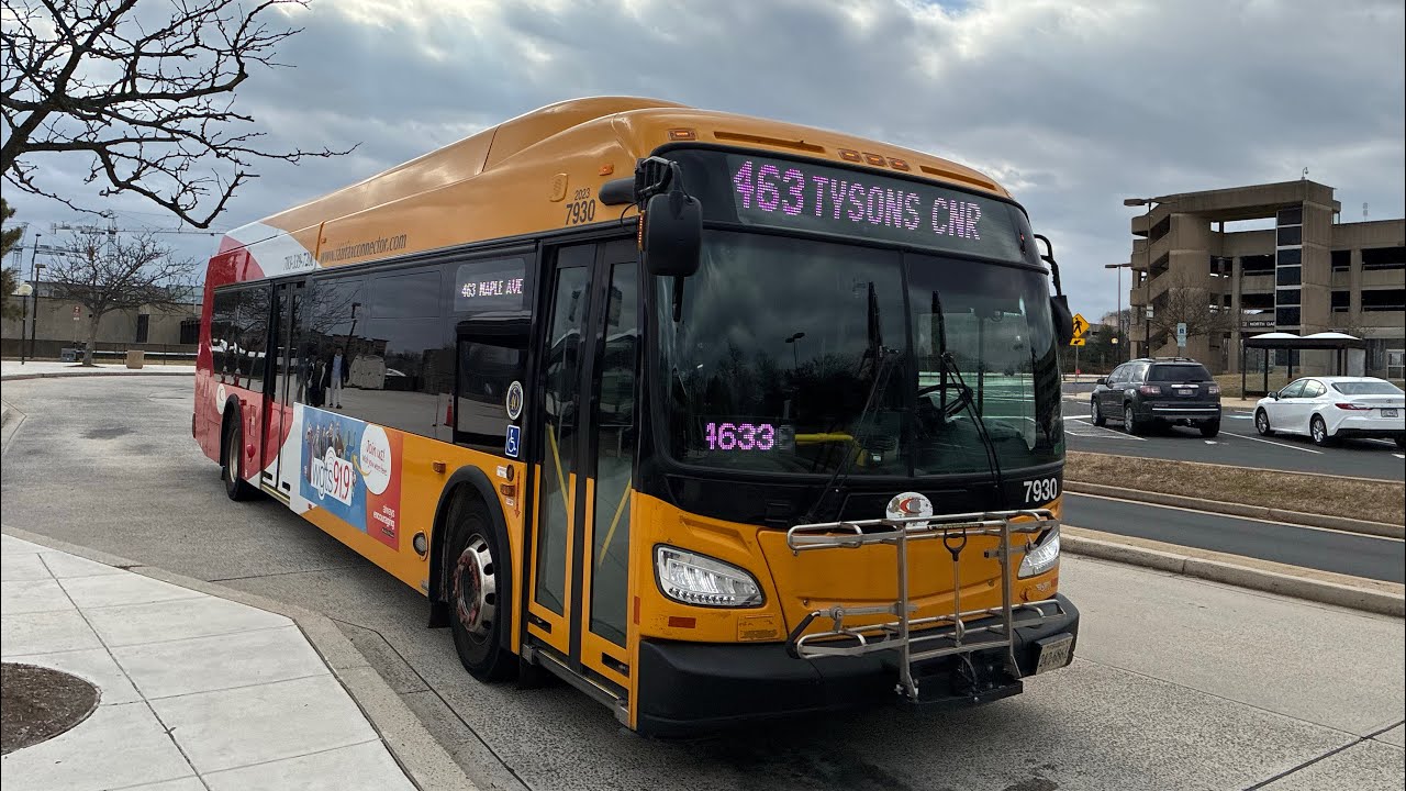 Fairfax Connector 2023 New Flyer XD40 7930 On Route 463 Ride