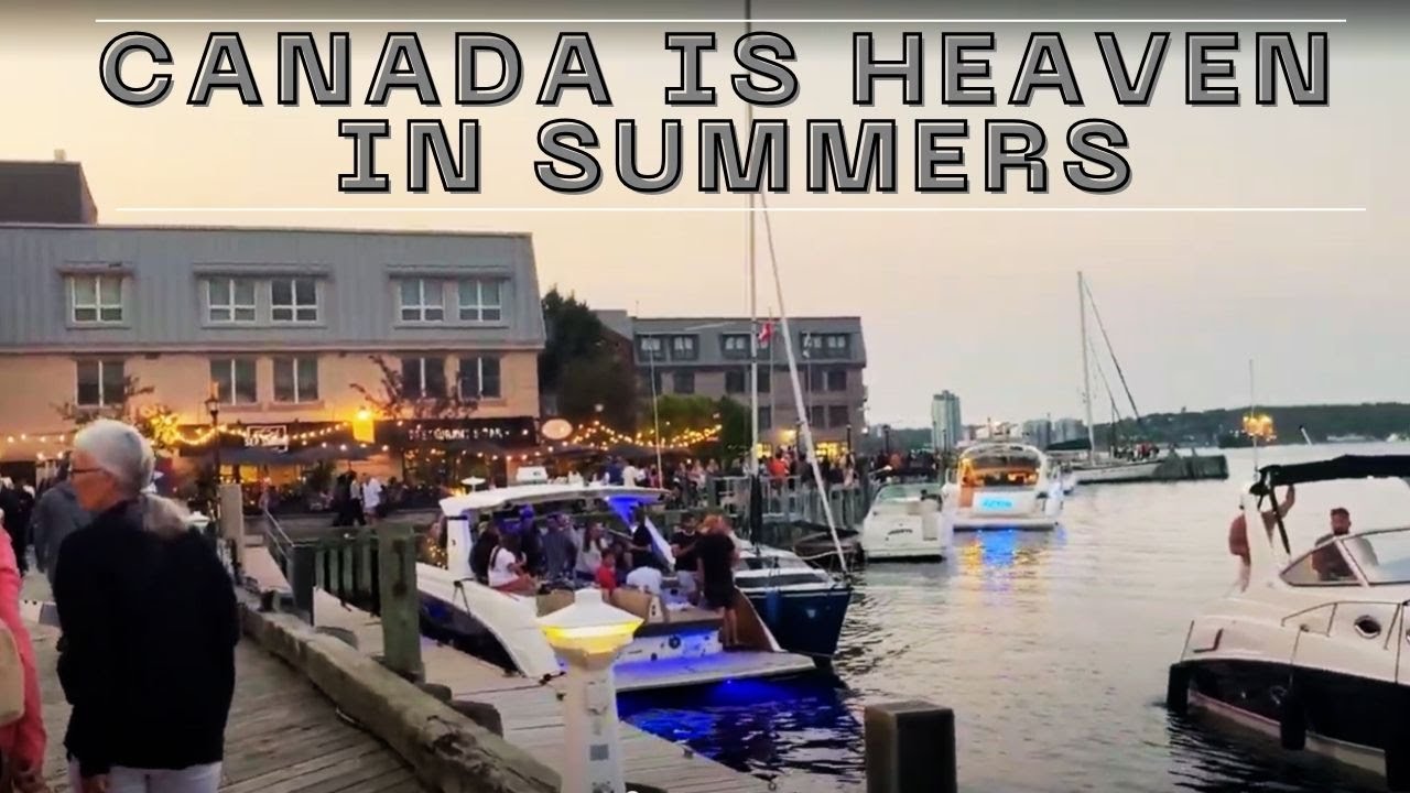 Canada Is Heaven in Summers 🇨🇦 | Halifax Harbourfront Walk & Weekend Vibes