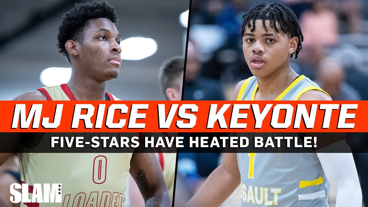 Keyonte George & MJ Rice have HEATED Battle! 🔥 Five-Star Seniors go at it! 🥵