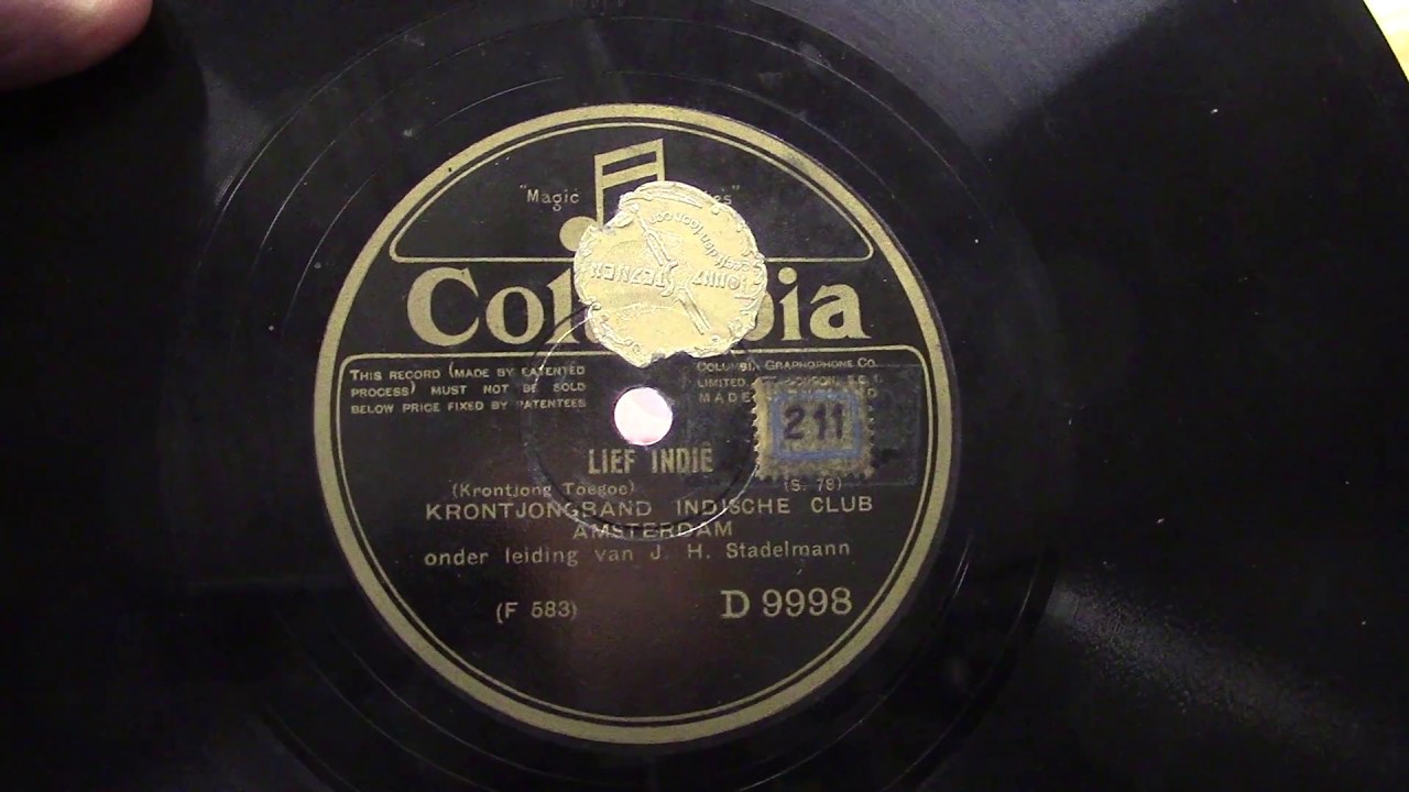 Krontjong band Amsterdam: Lief Indie.  (ca 1930).