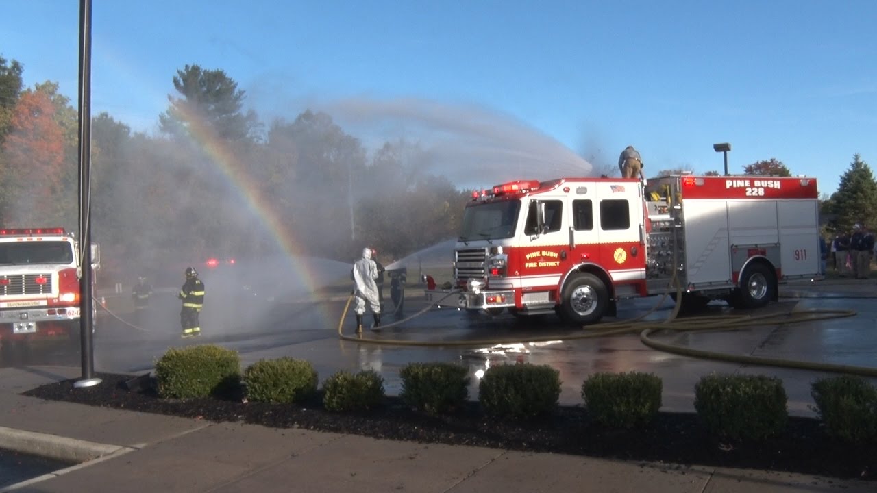Pine Bush,NY Fire District Double Wetdown  10/15/16