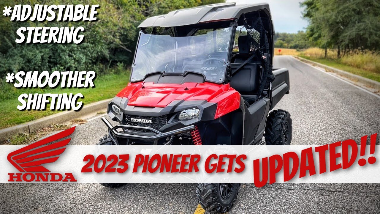 Honda Pioneer 700 Deluxe 2023 года — обновления модели