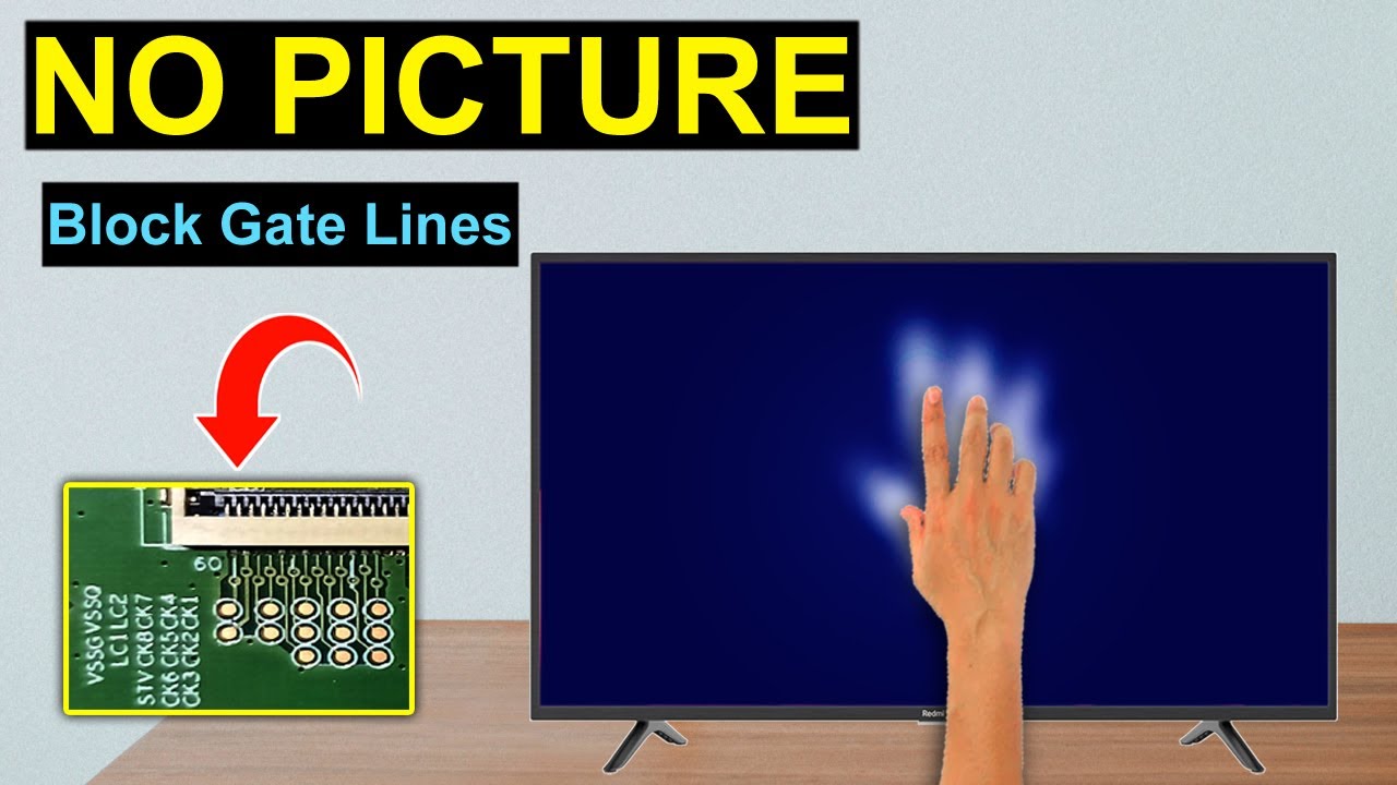 MI 43 Inch 4K LED TV No Picture || No Display Black Screen Problem || No Display