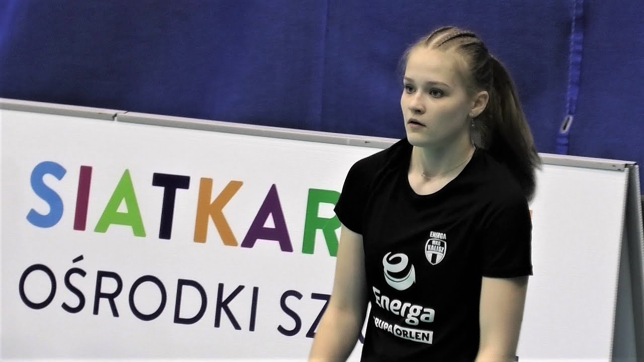Energa MKS SMS Kalisz vs ŁKS Siatkówka Żeńska; Finał MP Kadetek Olecko 2021 - faza grupowa