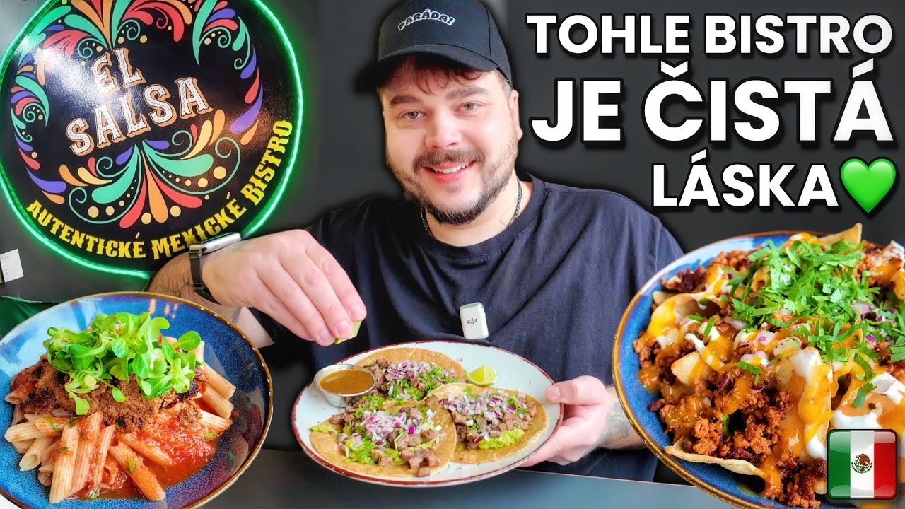 KDYŽ KUCHAŘ MILUJE SVOU PRÁCI, TAK VY SI ZAMILUJETE JEHO JÍDLO!💚MEXICKÉ BISTRO EL SALSA JE ZÁŽITEK🤩
