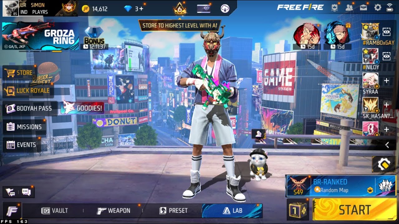 Pandey  FF Road To Top-1 🚀 It’s About To Get Crazy! 🥵 Day 3/75 #shorts #freefire