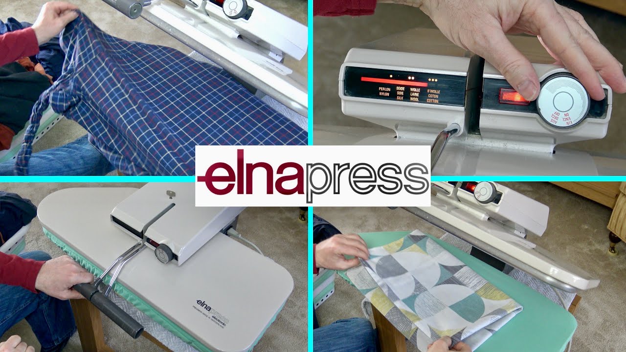 Ironing During Lockdown With a 1970s Elnapress