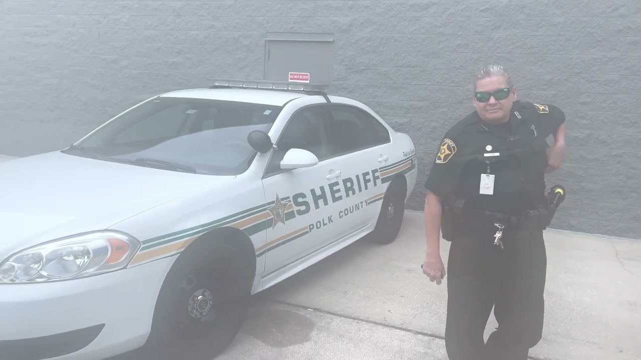 Deputy Collins is blocking a fire exit at Walmart. Polk County Sheriff again.