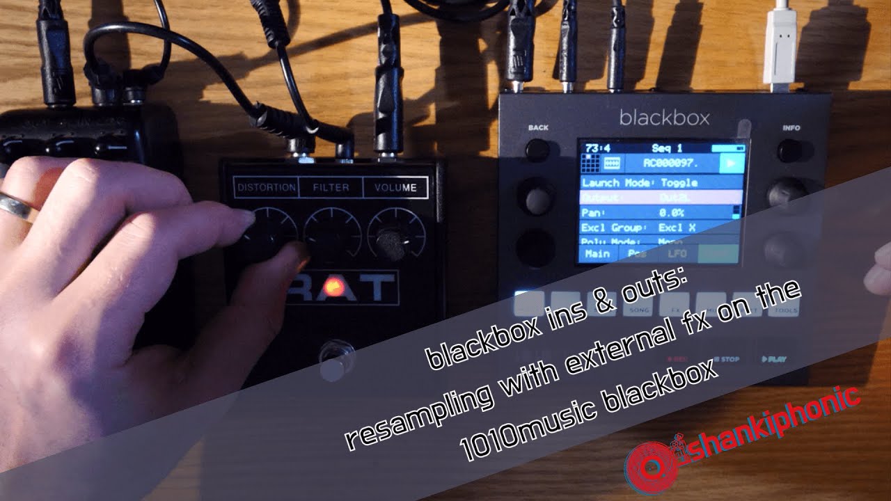 Resampling on the 1010music Blackbox with External Effects, (how to / tutorial)