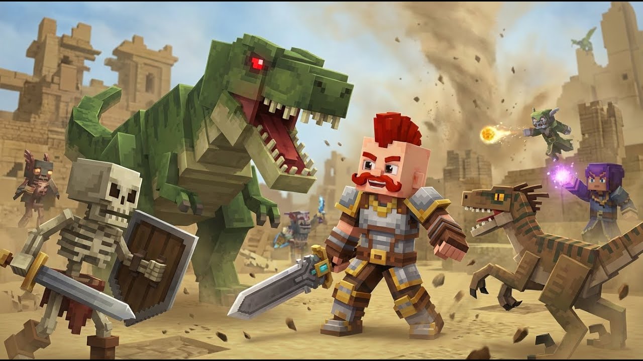 🔴Luchamos contra los DINOS de hytale y FATE WAR #ad
