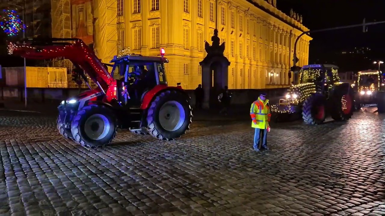 Lichterfahrt Traktoren Ansbach 2025