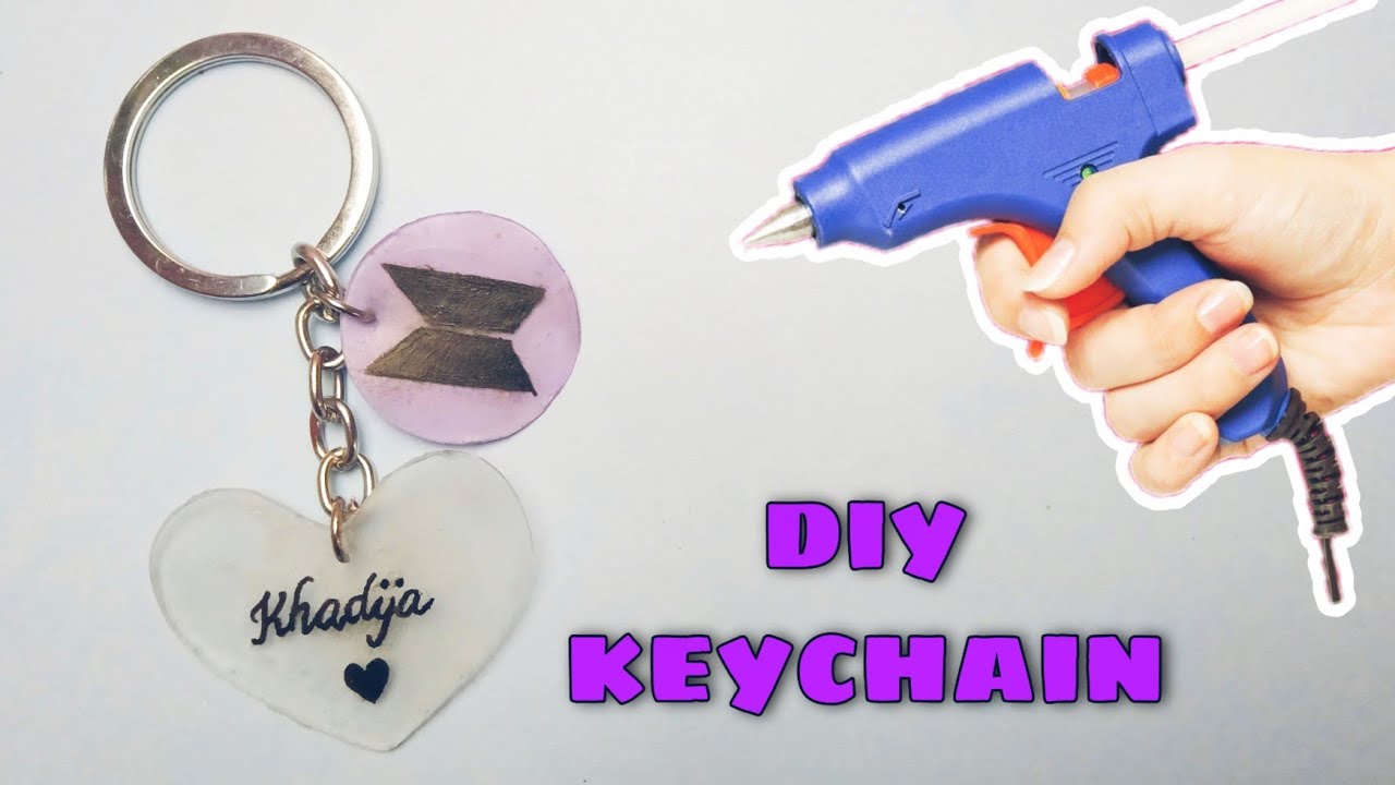 keychain for my subscriber ☺️|| keychain with glue gun || c4crafty