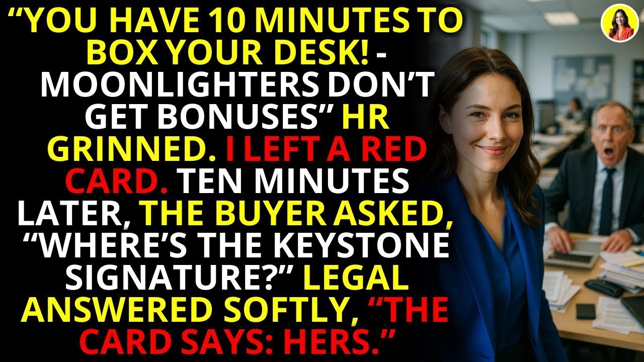They Fired Me For Moonlighting – The Keystone Signature Destroyed Their Deal 💼