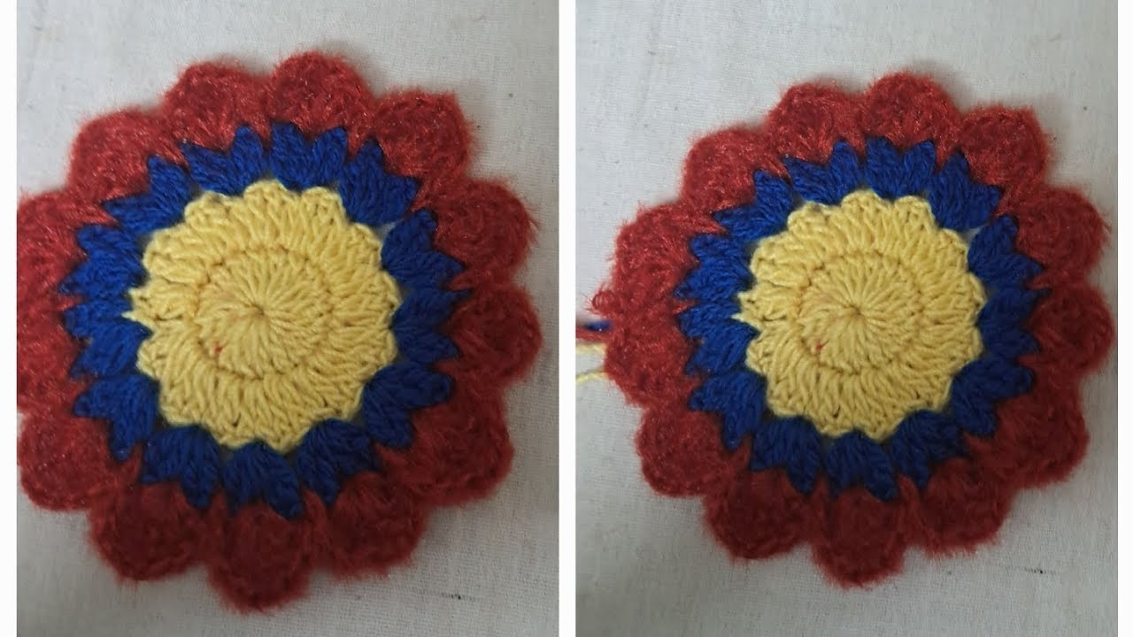 Crochet flower # Likeandsubscribe #