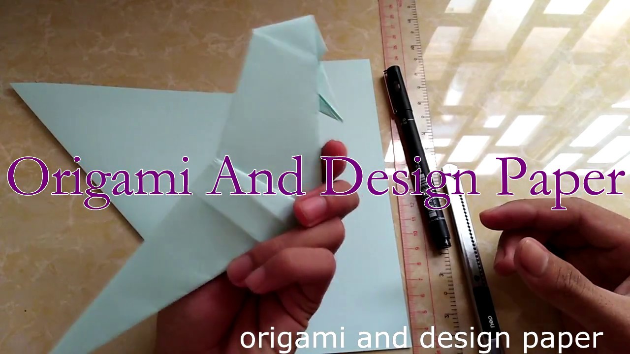 How to make origami crows bird HD