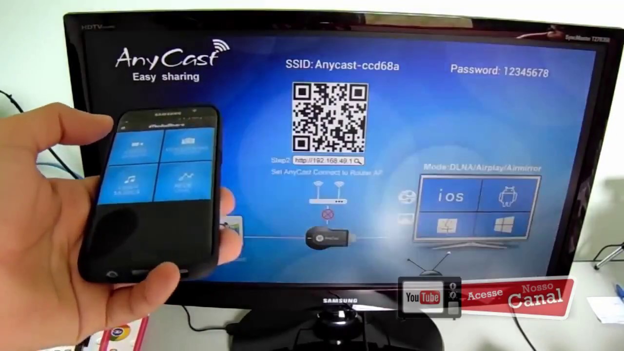 AnyCast   Configuração, Instalação e instruções WeCast AllCast Dongle