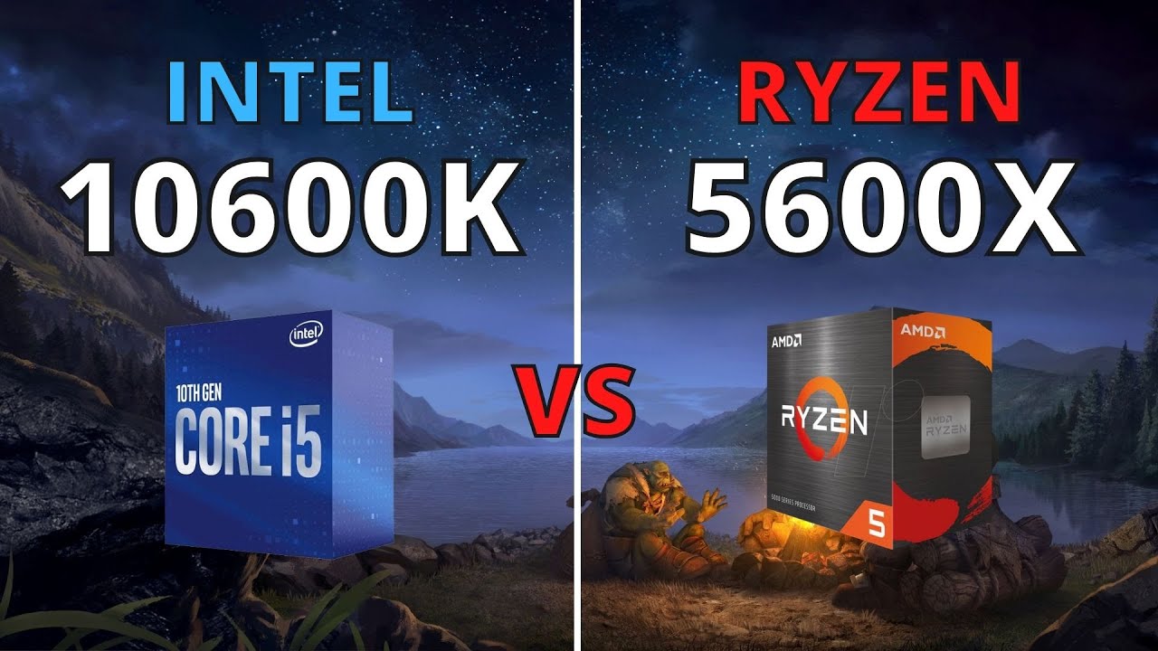 I5 10600K VS RYZEN 5 5600X | TEST IN 10 GAMES
