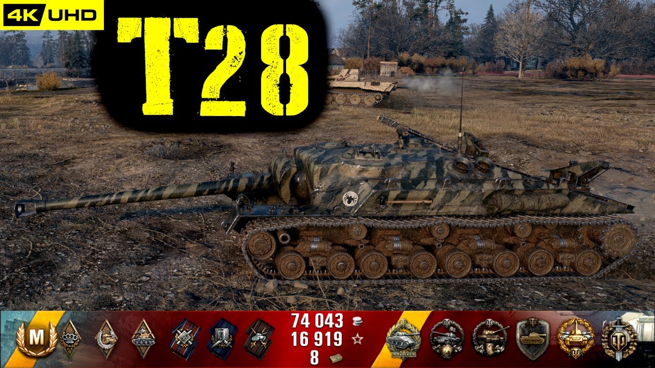 World of Tanks T28 Replay - 8 Kills 5.7K DMG(Patch 1.6.1)