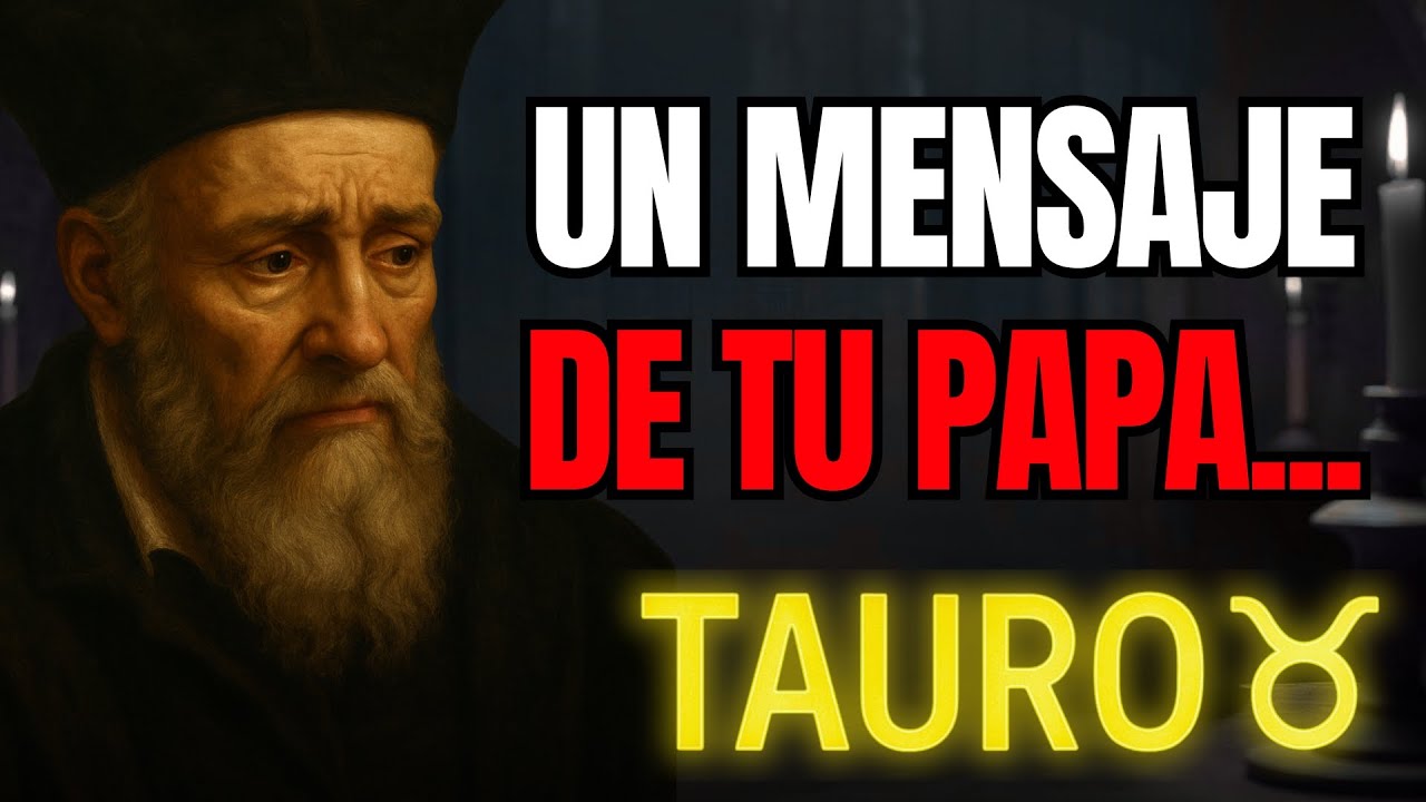 TAURO ♉ TU PAPÁ TE OBSERVA… Y HOY DECIDIÓ ENVIARTE ESTO
