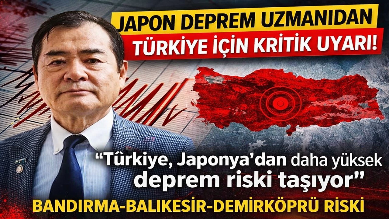 Japon Deprem Uzmanı Moriwaki: Türkiye Japonya'dan Daha Riskli! Bandırma-Balıkesir Hattı Uyarısı