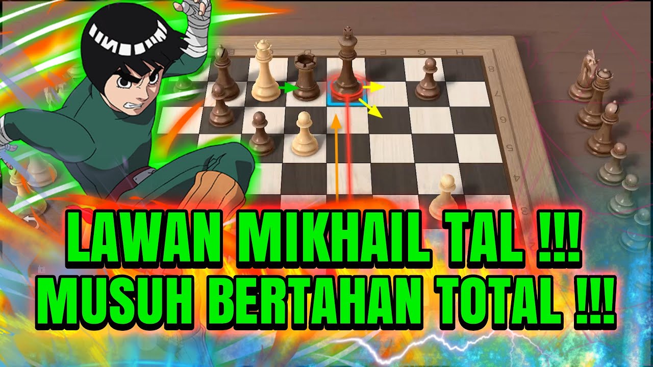 SERANGAN BRUTAL TANPA HENTI !!! (mikhail tal vs lozov 1952) #chess