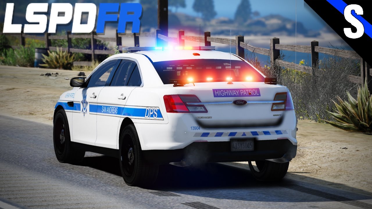 GTA V LSPDFR #183 San Andreas Highway Patrol Ford Taurus Police Interceptor Sedan