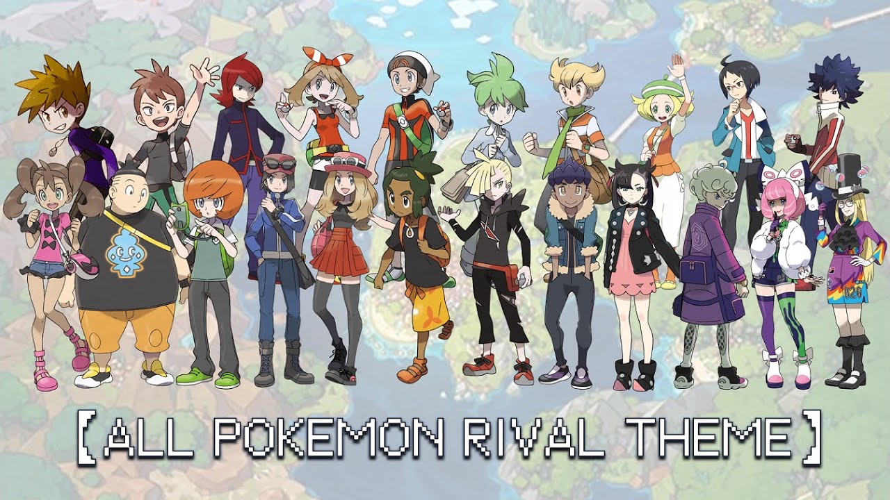 ポケモン 歴代ライバル戦BGM／ALL Pokémon Rival Battle Theme【1996~2022、Gen1~8、HQ】【作業用BGM】