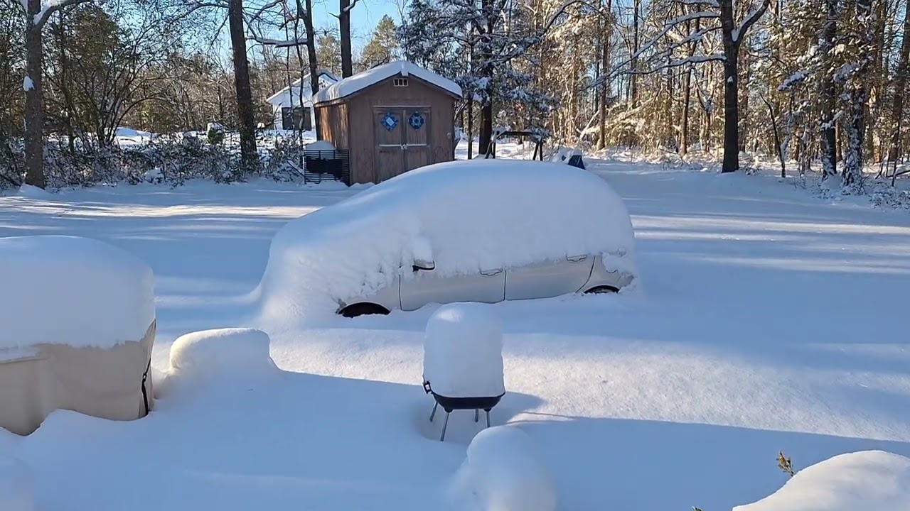 Blizzard 2026 aftermath #snowNC