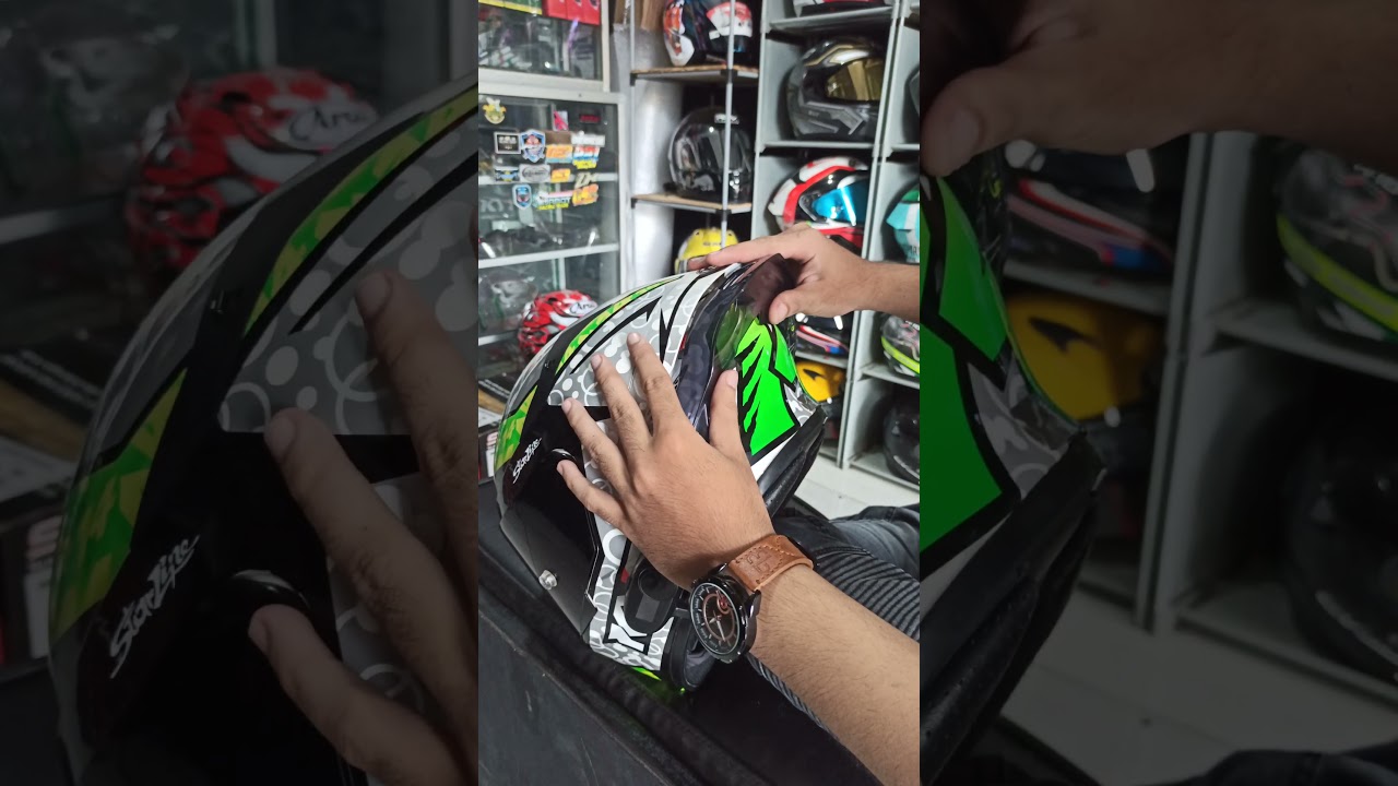 ALLNEW SPOILER 3D GPR FOR HELM KYT TT COURSE! HELM VIRAL!!