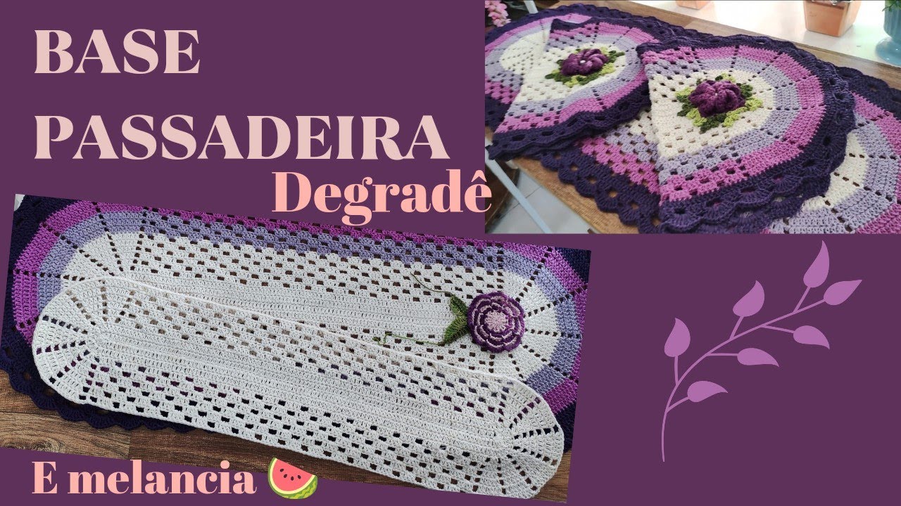 BASE PASSADEIRA DEGRADÊ OU MELANCIA 🍉